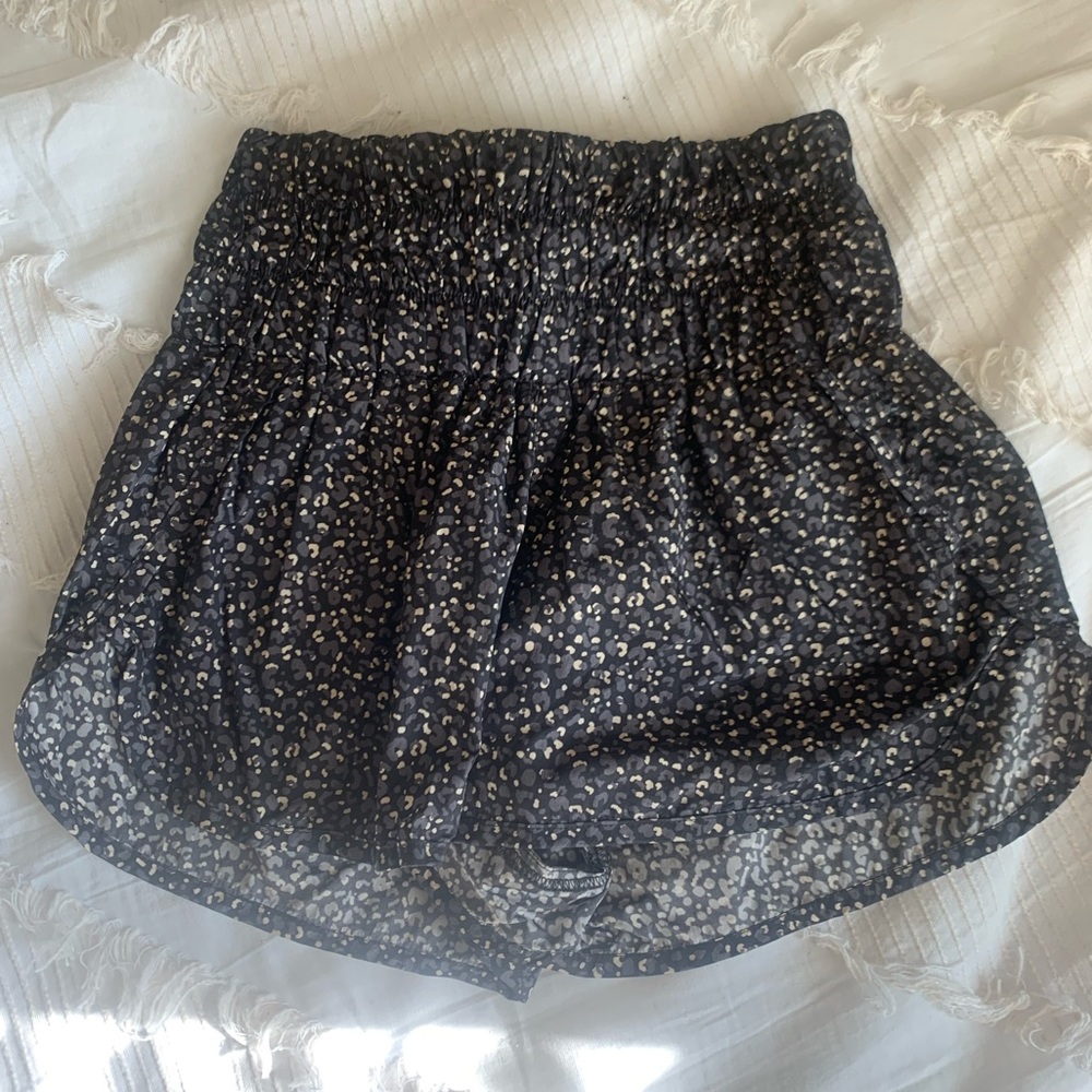 Free People The Way Home Trash Bag Shorts High Waisted